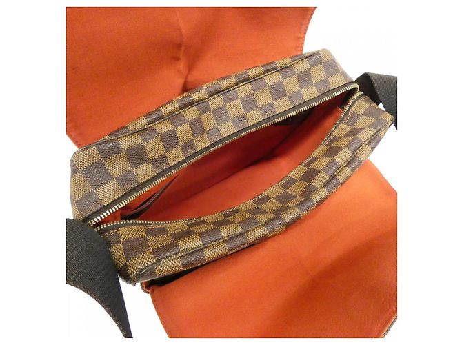 Borsa a Spalla Naviglio Damier Louis Vuitton Marrone - vista 7