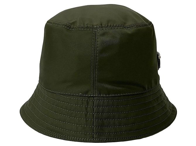 Sombrero bucket de algodón poliéster Re-Nylon de Prada Verde - vista 5