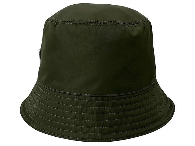 Sombrero bucket de algodón poliéster Re-Nylon de Prada Verde - vista 6