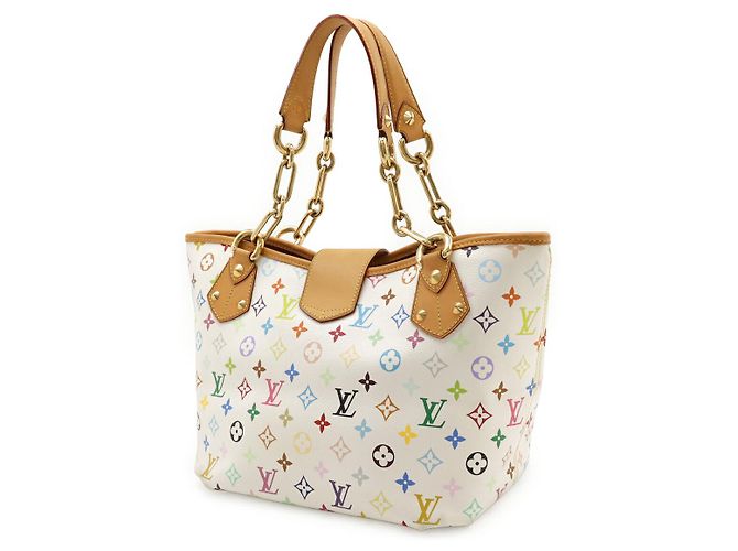 Louis Vuitton Monogram Multicolor Annie GM Tote Bag Weiß - Ansicht 2
