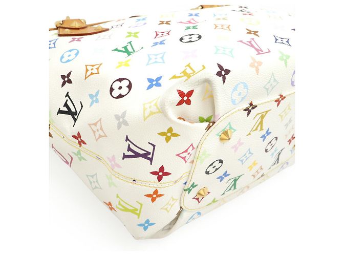 Louis Vuitton Monogram Multicolor Annie GM Tote Bag Weiß - Ansicht 3