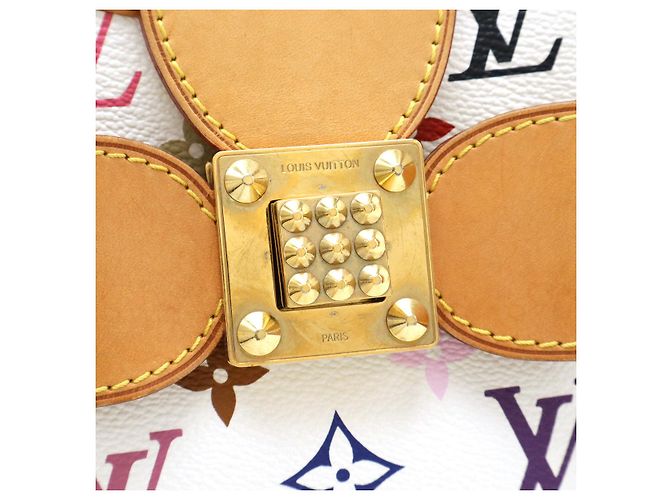 Louis Vuitton Monogram Multicolor Annie GM Tote Bag Weiß - Ansicht 6