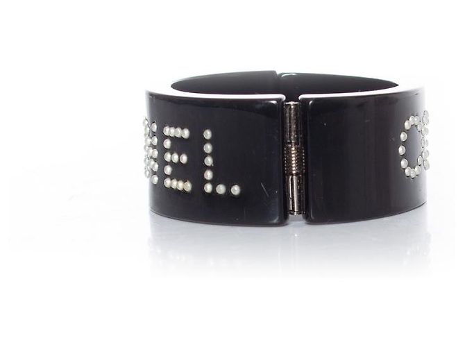 Bracciale con chiusura borchiata Chanel Coco Chanel Nero - vista 4