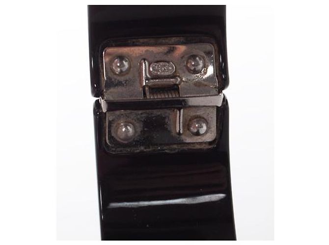 Bracciale con chiusura borchiata Chanel Coco Chanel Nero - vista 5