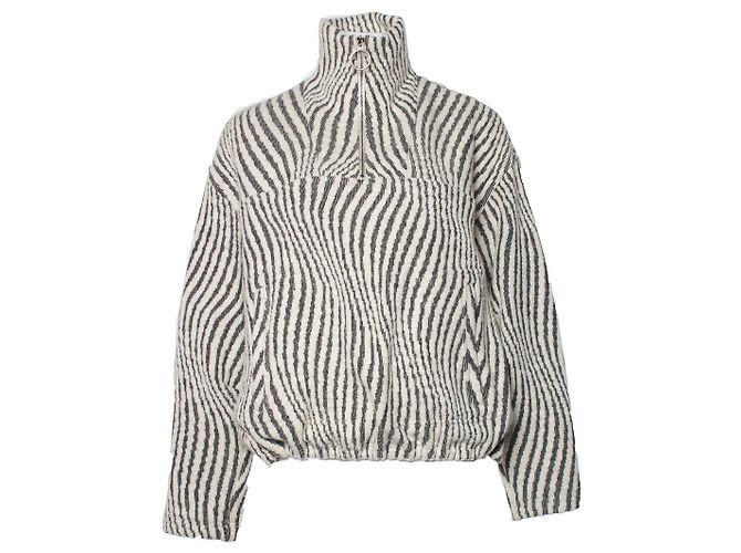 Suéter Jonjie zebra IRO Branco Cru - vista 2