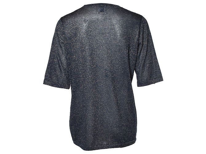 Top de lurex M Missoni en azul - vista 2