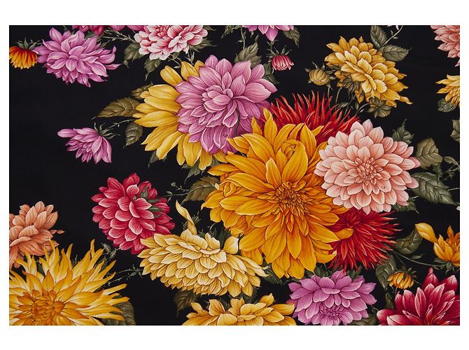 Sciarpa stampata floreale Gucci con bordo rosso Multicolore - vista 6
