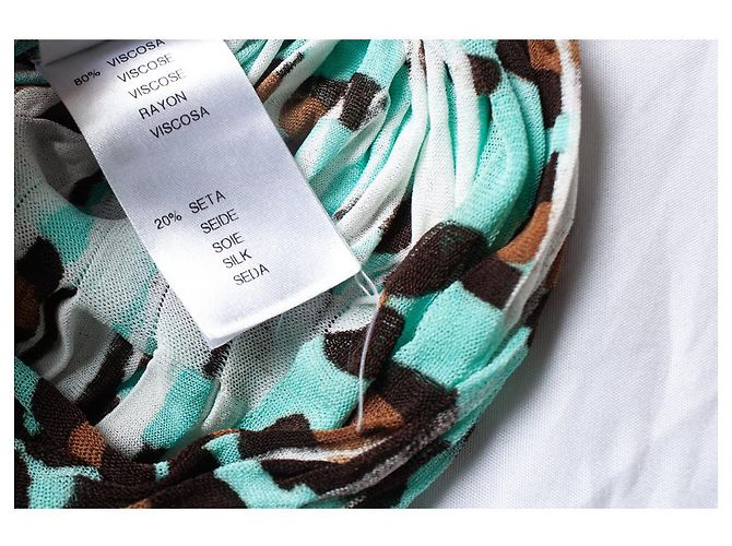 Vestido lápiz de tul Blumarine con estampado de leopardo Azul - vista 5