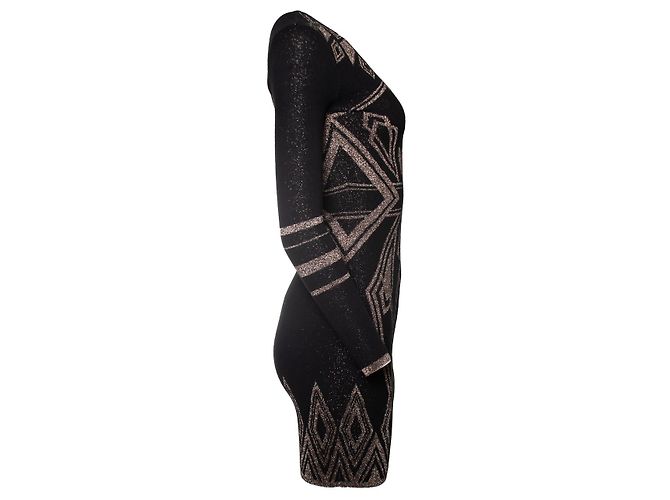 Alice by Temperley Vestido de lurex estampado Alice de Temperley Negro - vista 4