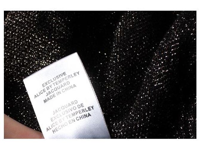 Alice by Temperley Vestido de lurex estampado Alice de Temperley Negro - vista 5