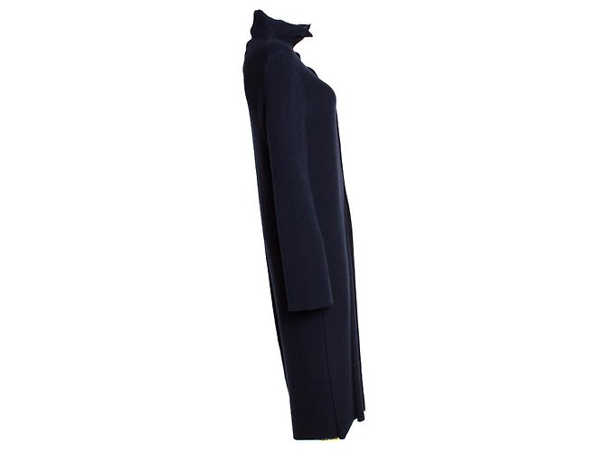 JIL SANDER Wollkleid mit Rollkragen in Blau - Ansicht 4