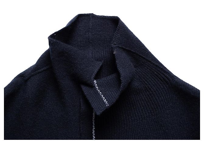 JIL SANDER Wollkleid mit Rollkragen in Blau - Ansicht 6