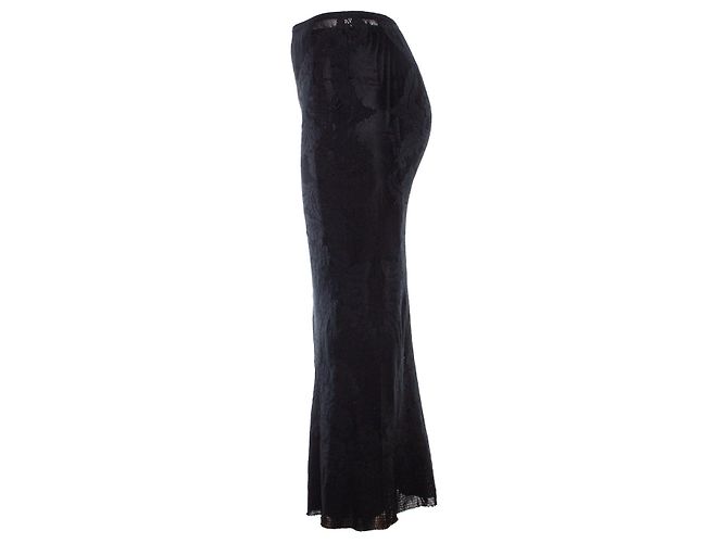 Falda maxi de encaje Issey Miyake Negro - vista 3