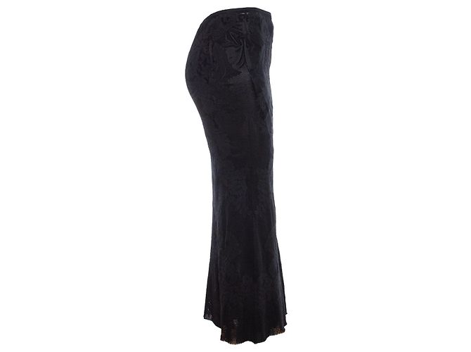 Falda maxi de encaje Issey Miyake Negro - vista 4