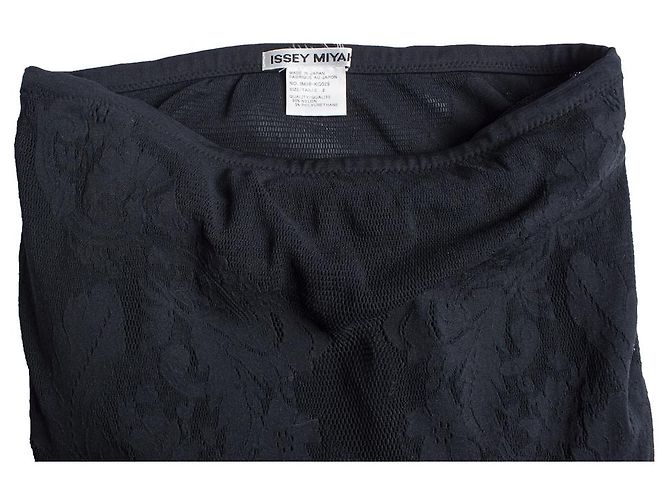 Falda maxi de encaje Issey Miyake Negro - vista 6