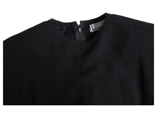 Gianni Versace Kleid mit riesigem Schleife Schwarz - Ansicht 6