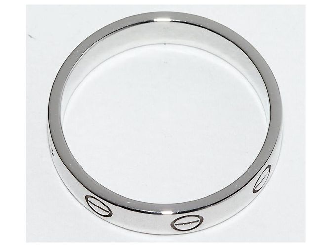 Anello Cartier Love Pt950 Taglia 17 Argento Metallico - vista 3