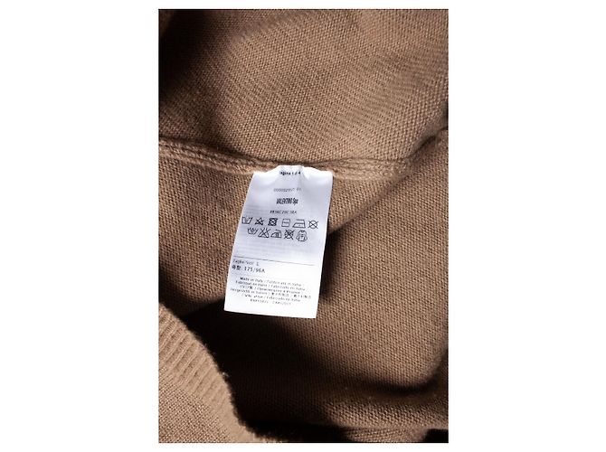 Valentino Garavani Poncho de cachemira con capucha Valentino en camel Castaño Beige - vista 6