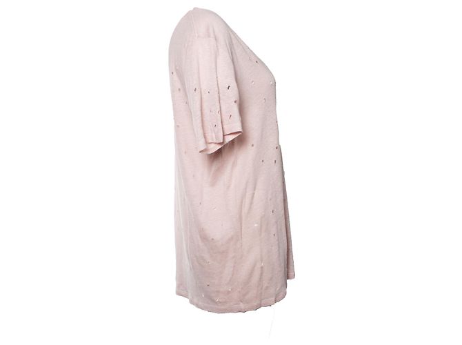 Camiseta de clay rasgada IRO en rosa - vista 3