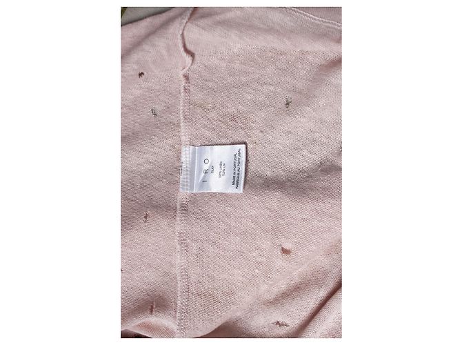 Camiseta de clay rasgada IRO en rosa - vista 6