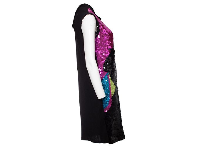 Abito Lanvin con paillettes e fiore Multicolore - vista 4