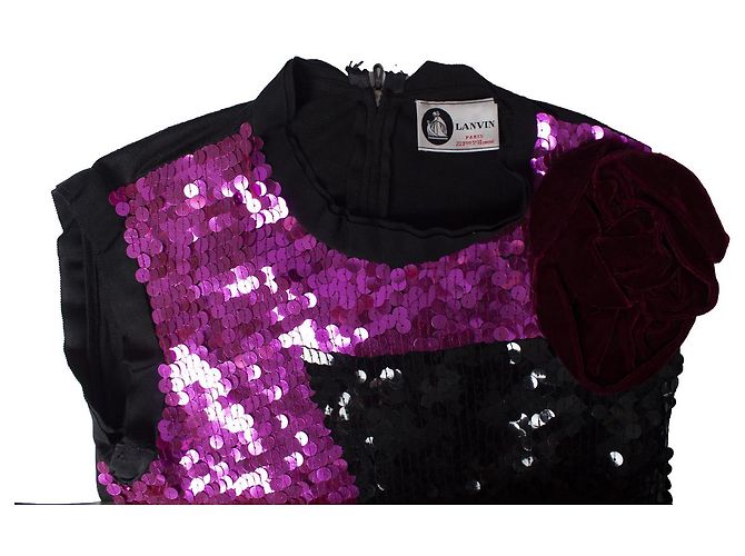 Abito Lanvin con paillettes e fiore Multicolore - vista 5