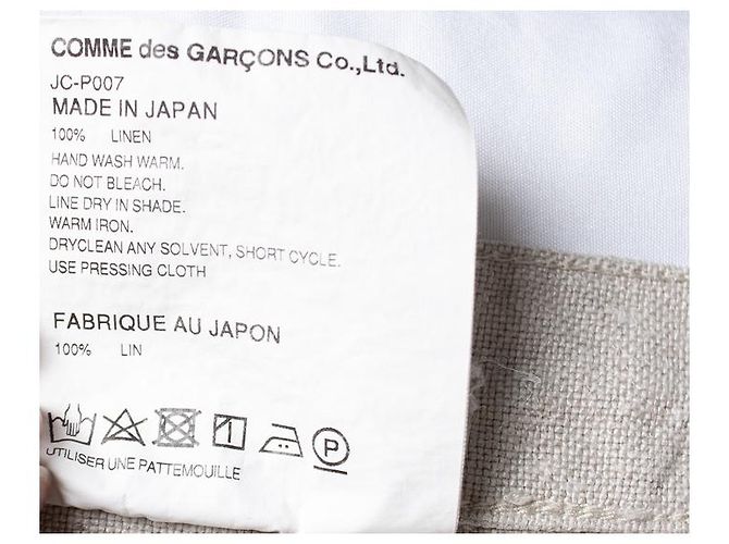 Leinenjeans von Junya Watanabe in Beige Braun - Ansicht 5