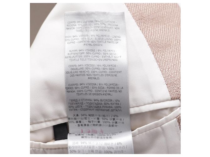 Einreiher-Blazer aus beigem Viskose mit Taschen von Tom Ford - Ansicht 7