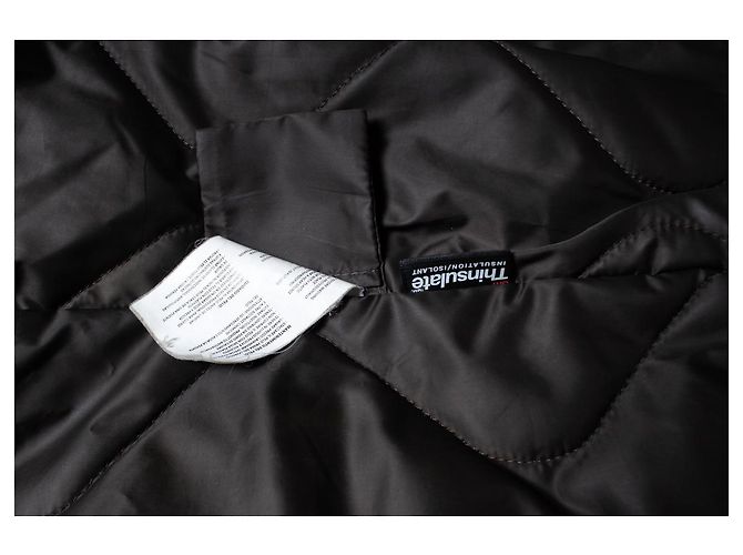 Parka de piel con capucha Woolrich en caqui Verde - vista 6