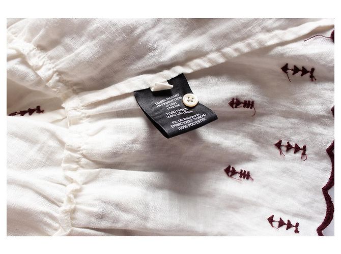 Isabel Marant Etoile white ruffle top - view 5