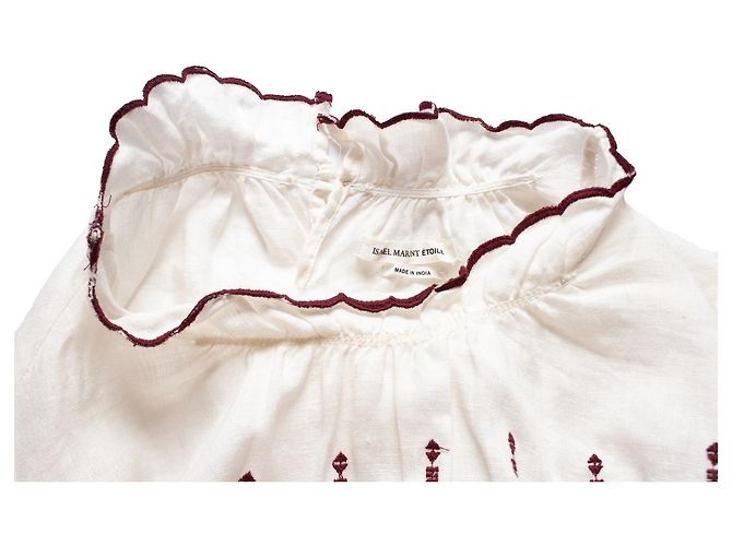 Isabel Marant Etoile white ruffle top - view 6