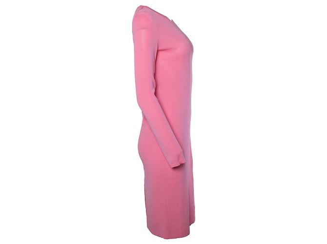 Chanel gestricktes asymmetrisches Top in Barbie-Pink - Ansicht 4
