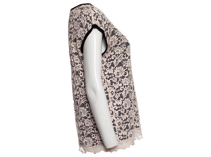 Top de encaje rosa empolvado Dolce & Gabbana - vista 4