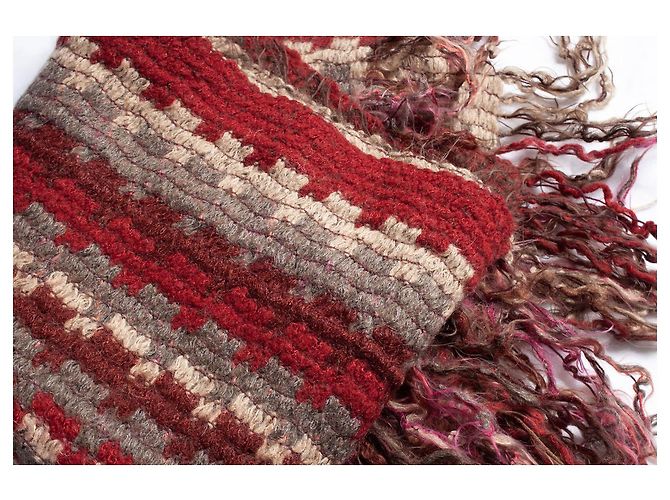 Sciarpa multicolore Missoni con stampa a zig zag - vista 6