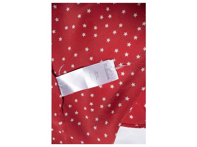 Autre Marque Blusa envolvente Realisation con estrellas Roja - vista 5