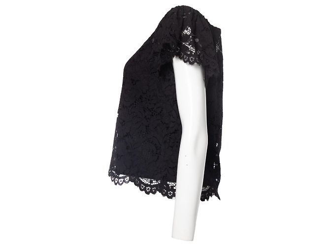 Top de encaje negro Twin Set - vista 3