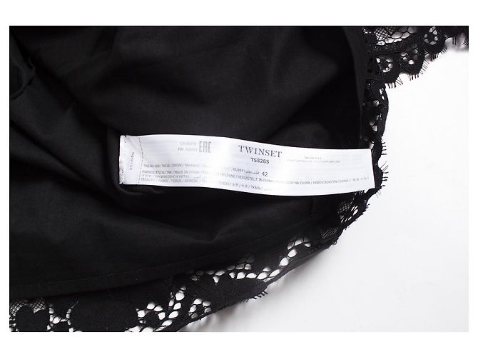 Top de encaje negro Twin Set - vista 5