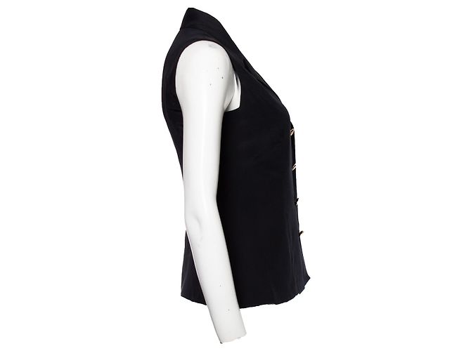 Blusa sin mangas Gianni Versace Couture Negro - vista 2