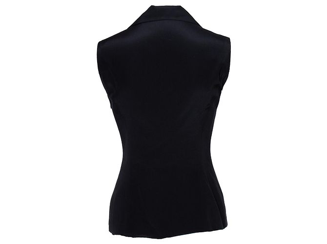 Blusa sin mangas Gianni Versace Couture Negro - vista 3