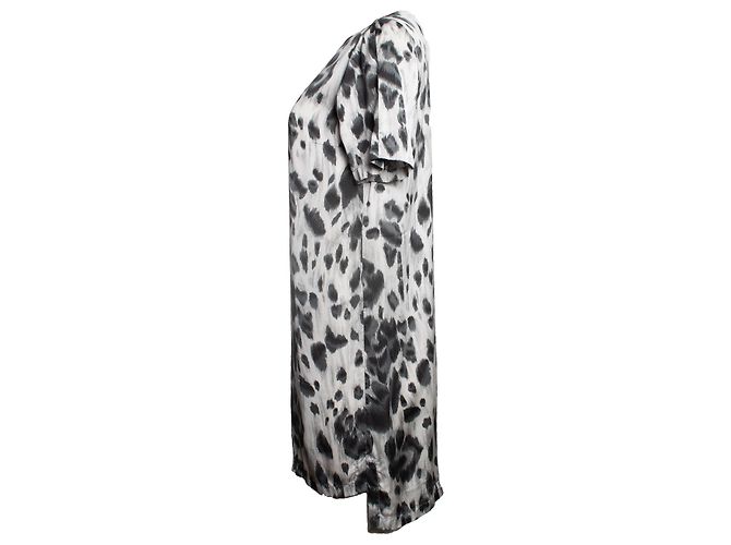 Stella Mc Cartney Vestido camiseta de leopardo Stella McCartney Gris - vista 4