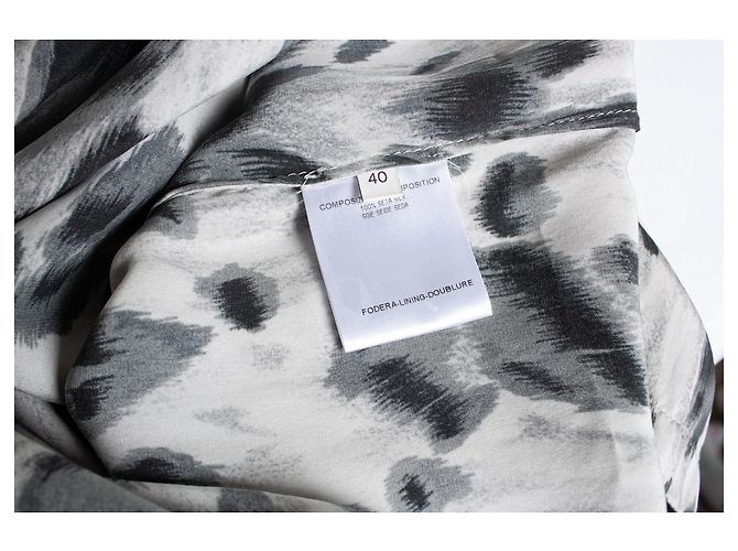Stella Mc Cartney Vestido camiseta de leopardo Stella McCartney Gris - vista 6