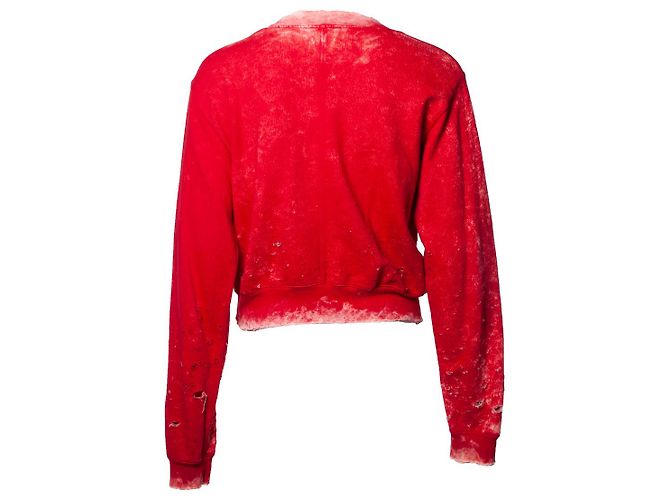 Autre Marque Suéter rojo desgastado de algodón Citizen Roja - vista 3