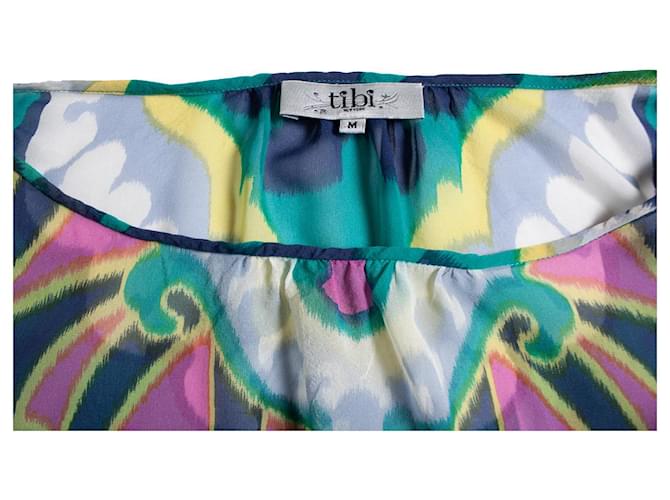 Blusa trasparente multicolore Tibi - vista 6