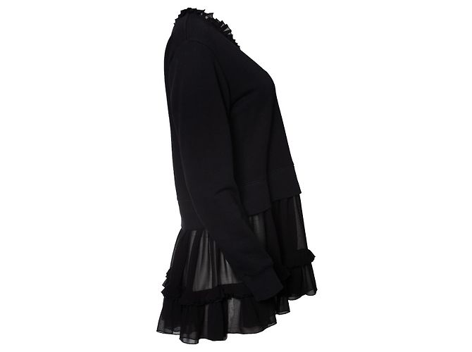 Maison Martin Margiela Suéter combo de cuello redondo Maison Margiela Negro - vista 4