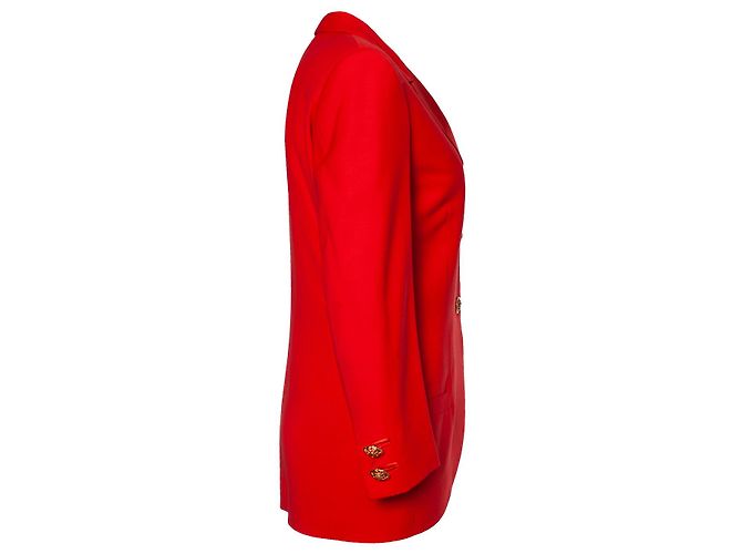 Rote Blazer aus der Bondage-Kollektion von Gianni Versace Couture - Ansicht 3
