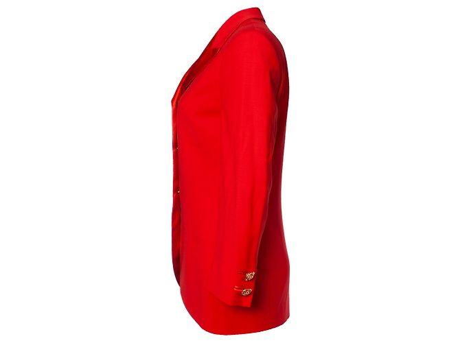 Rote Blazer aus der Bondage-Kollektion von Gianni Versace Couture - Ansicht 4
