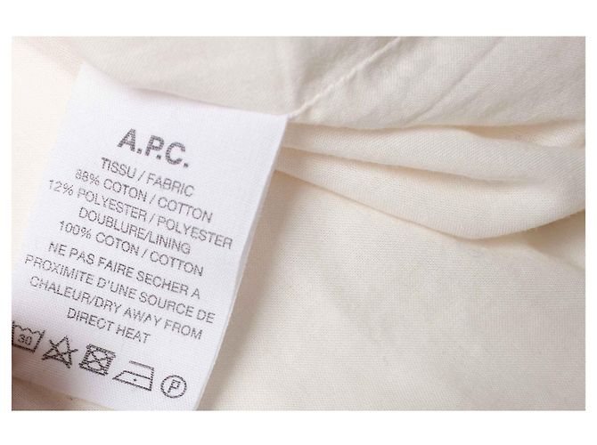 Vestido branco com bolinhas APC - vista 6