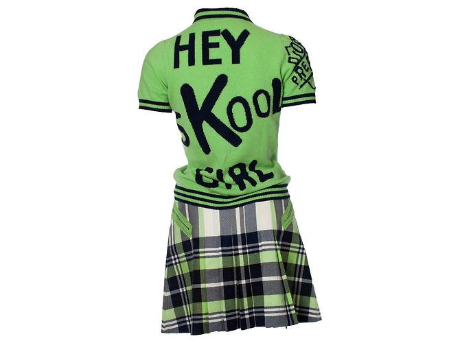 Conjunto twin Christian Dior en verde - vista 2