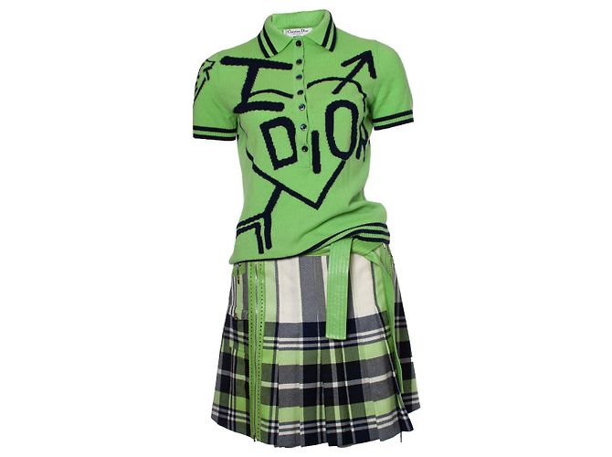 Conjunto twin Christian Dior en verde - vista 3