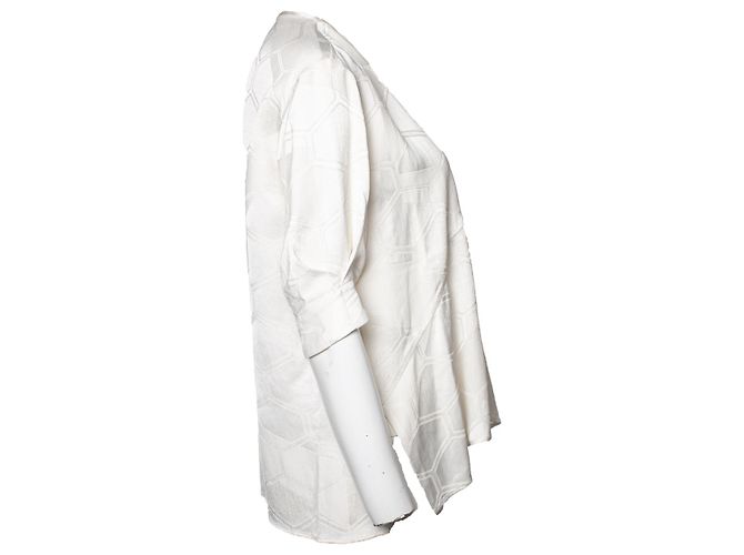 Blusa blanca Isabel Marant con estampado gráfico Blanco - vista 2